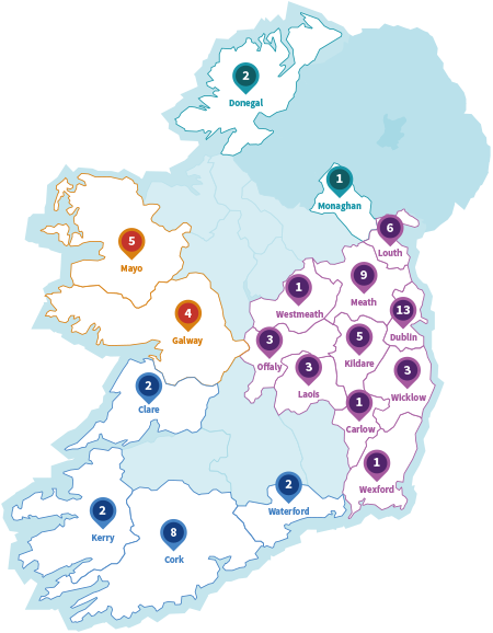 Map of Ireland